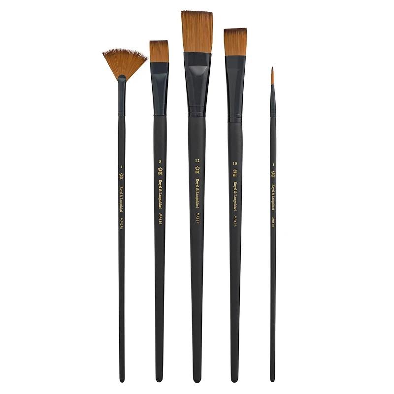 9 Pack: Royal & Langnickel® Essentials™ Bright Brush Set