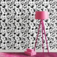 RoomMates Black Daisy Chain Peel & Stick Wallpaper