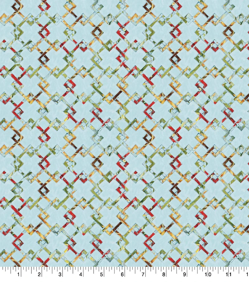 Susan Winget Geometric Cotton Fabric