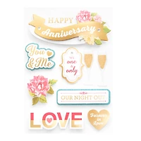 Happy Anniversary 3D Stickers by Recollections™