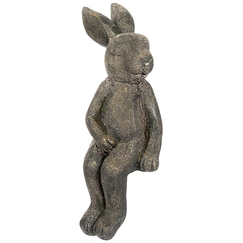 Design Toscano 16" Residing Rabbit Sitting Bunny Statue