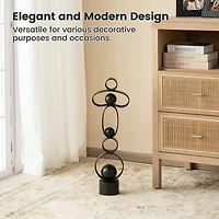 Glitzhome® 25.5" Modern Abstract Metal Sculpture Table Décor