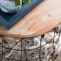 Brown Farmhouse Storage Basket Set