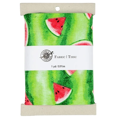 Green Watermelon Cotton Fabric Bundle by Loops & Threads™