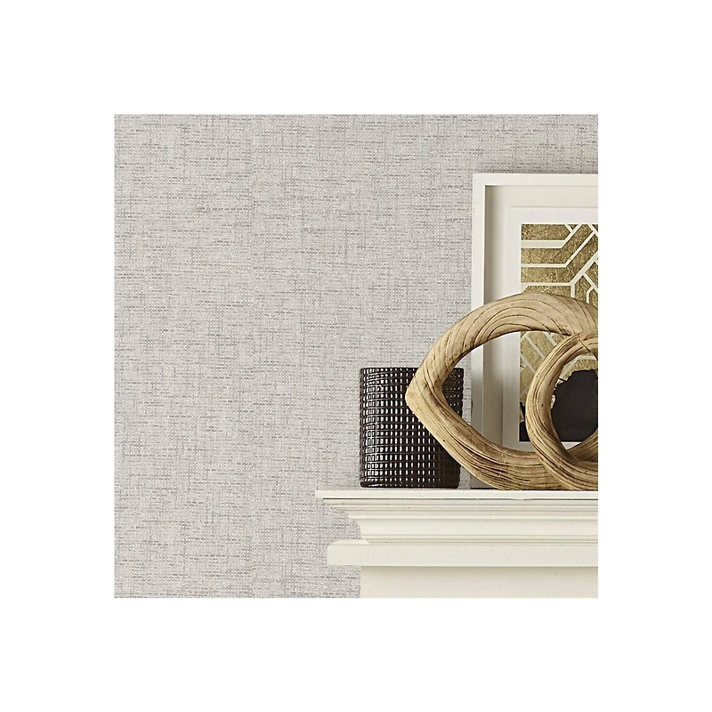 RoomMates Faux Grasscloth Weave Peel & Stick Wallpaper