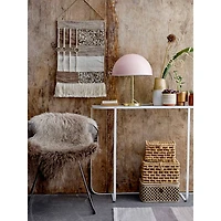 Hello Honey® Gray & Off White Dip Dye Tibetan Lamb Fur Rug, 35" x 20"