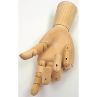 6 Pack: Art Alternatives 12" Articulated Wooden Right Hand