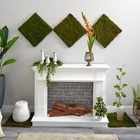 20" Artificial Moss Mat