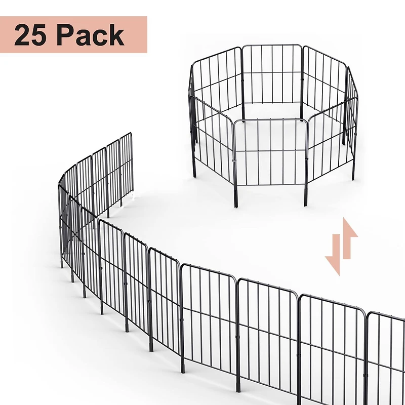 NEX™ Garden Fence with Rectangle Metal Wire, 25ct.