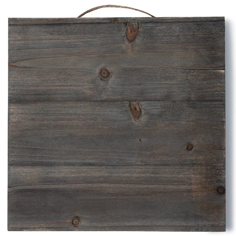 10" x 10" Graywashed Wood Square Plaques by Make Market®, 2ct.