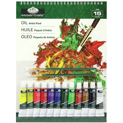 Royal & Langnickel® Essentials™ 15 Piece Oil Paint Artist Pack