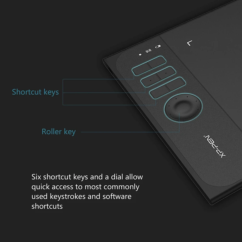 XPPen 10" x 6" Star 06 Wireless Graphics Drawing Tablet