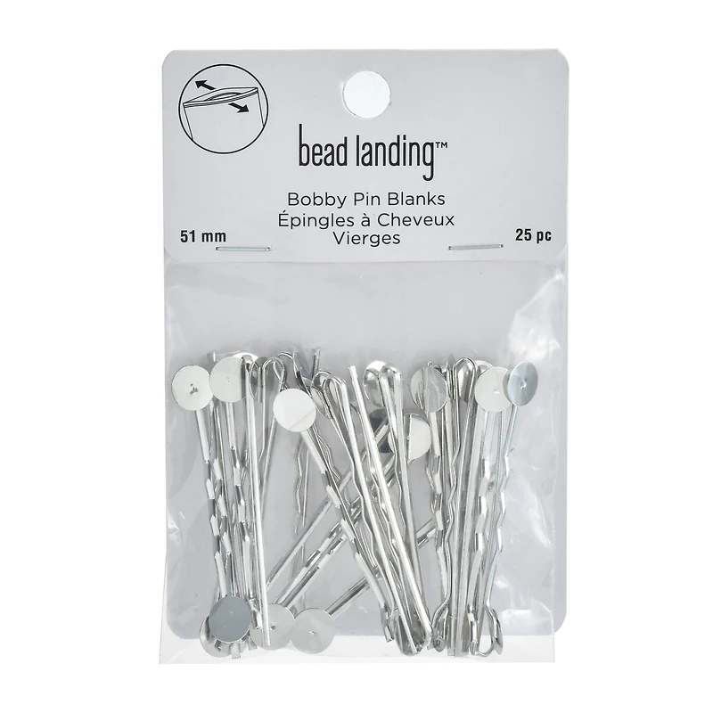 Bobby Pins with 8mm Circle Blanks