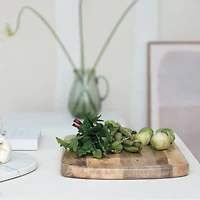 Hello Honey® 18" Natural Culinary Craftsman Mango Wood Cheese & Cutting Board