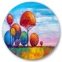 Designart - Colourful Ornamental Trees IX