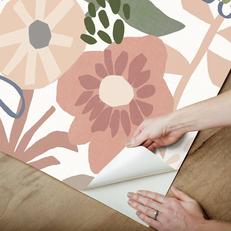 RoomMates Mr. Kate Desert Floral Peel & Stick Wallpaper