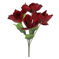 19" Burgundy Glitter Magnolia Deluxe Bush by Ashland®