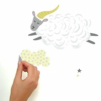 RoomMates Counting Sheep Peel & Stick Wall Decals