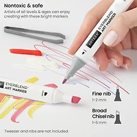 Arteza® EverBlend® Ultra Classic Tones Dual Tip Alcohol Marker Set