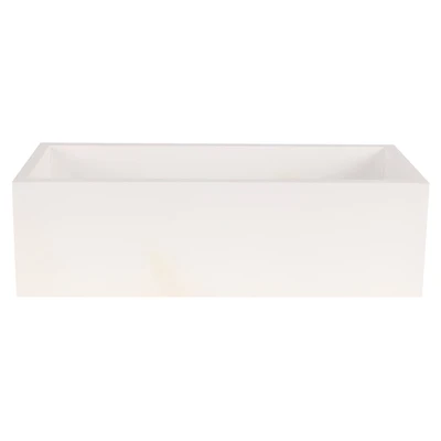 12" Whitewashed Wood Box by Make Market®
