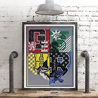 Camelot® Dots Harry Potter Houses Diamond Painting Kit