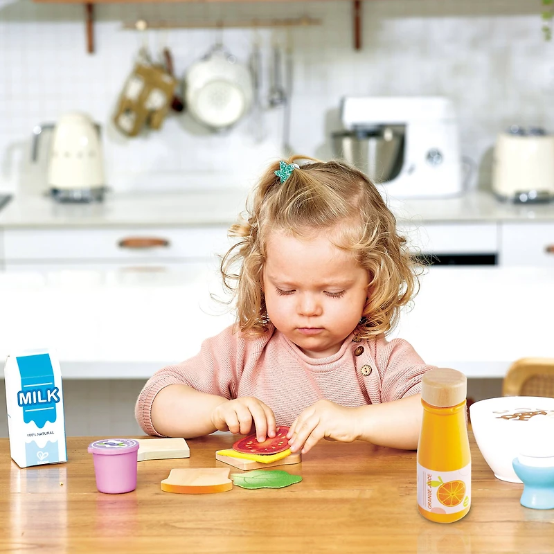 Hape Delicious Breakfast Kitchen Food Playset