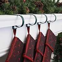 Original MantleClip® Hunter Green Stocking Holders, 4ct.