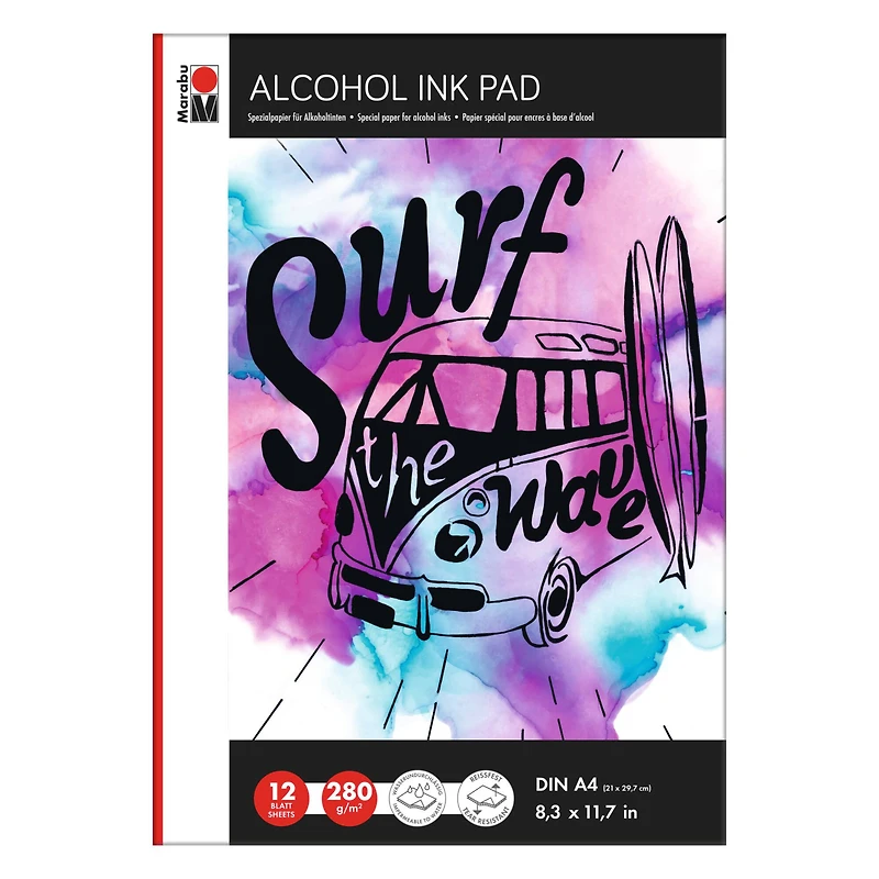 Marabu Alcohol Ink Pad, 8.3'' x 11.7''