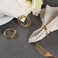 DII® Gold Intertwined Napkin Rings, 6ct.
