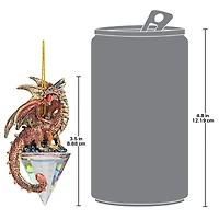 Design Toscano Diamond Dragon 2019 Gothic Holiday Ornament