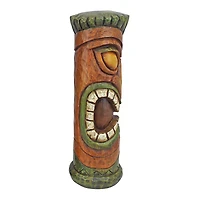 Design Toscano® 21" Moai Haku Hana Aloha Hawaii Tiki Sculpture