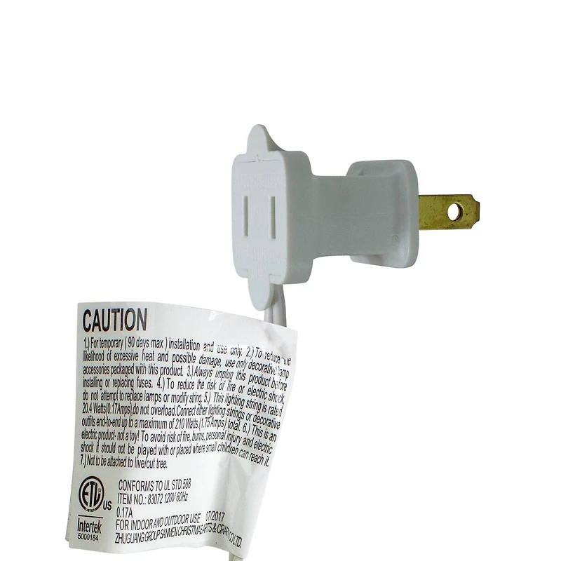 20" Lighted Snowflake Christmas Window Silhouette Décor