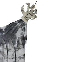 11ft. Eerie Grim Reaper with Large Hands Hanging Halloween Decoration