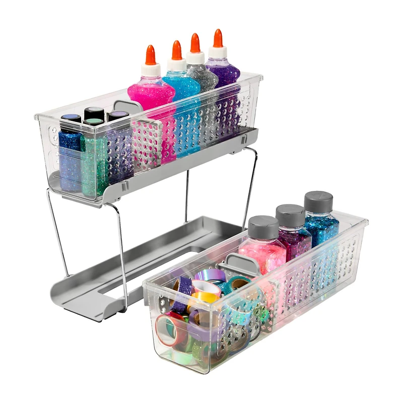 madesmart® Mini 2-Tier Craft Organizer