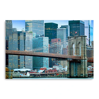Daylight Brooklyn Bridge Canvas Giclee