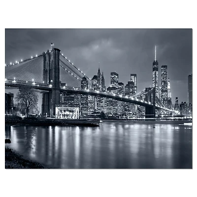 Designart - Panorama New York City at Night