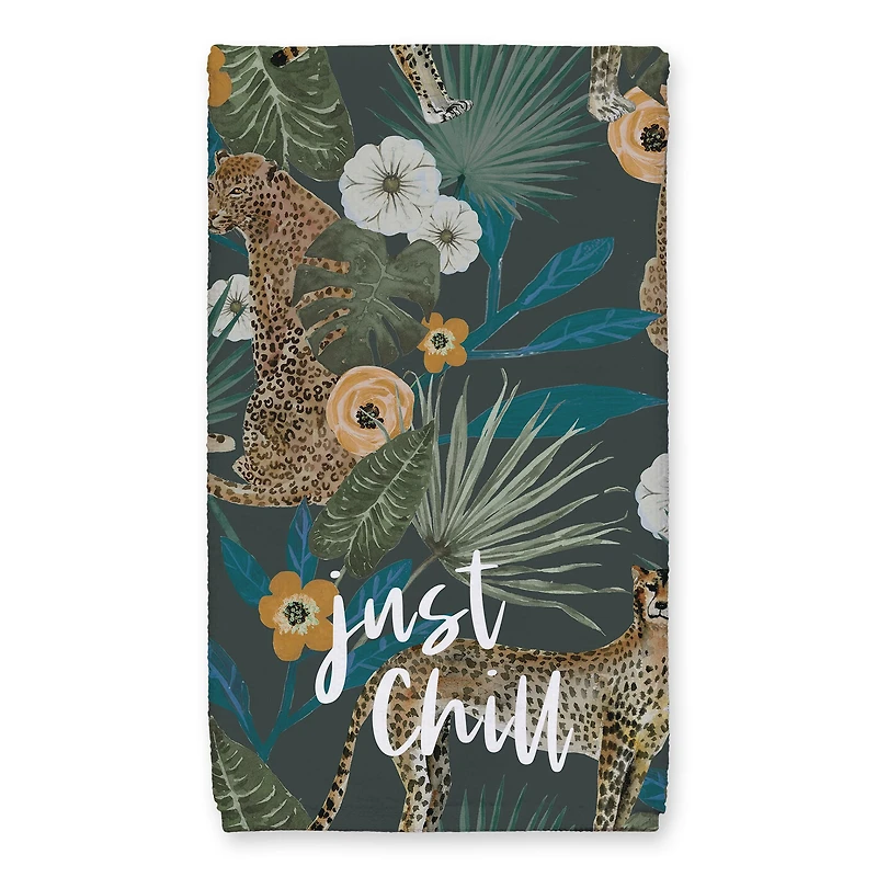 Just Chill Tropical Cheetah Tea Towel Set