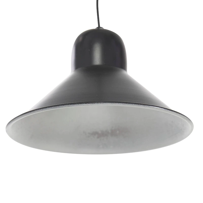 34" Black Metal Industrial Table Lamp