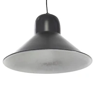 34" Black Metal Industrial Table Lamp