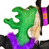 47'' Pre-Lit Cackling Green Witch Halloween Décor