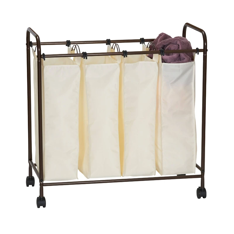 Household Essentials Rolling Laundry Sorter