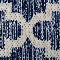 DII® Blue Lattice Hand-Loomed Rug, 2ft. x 3ft.