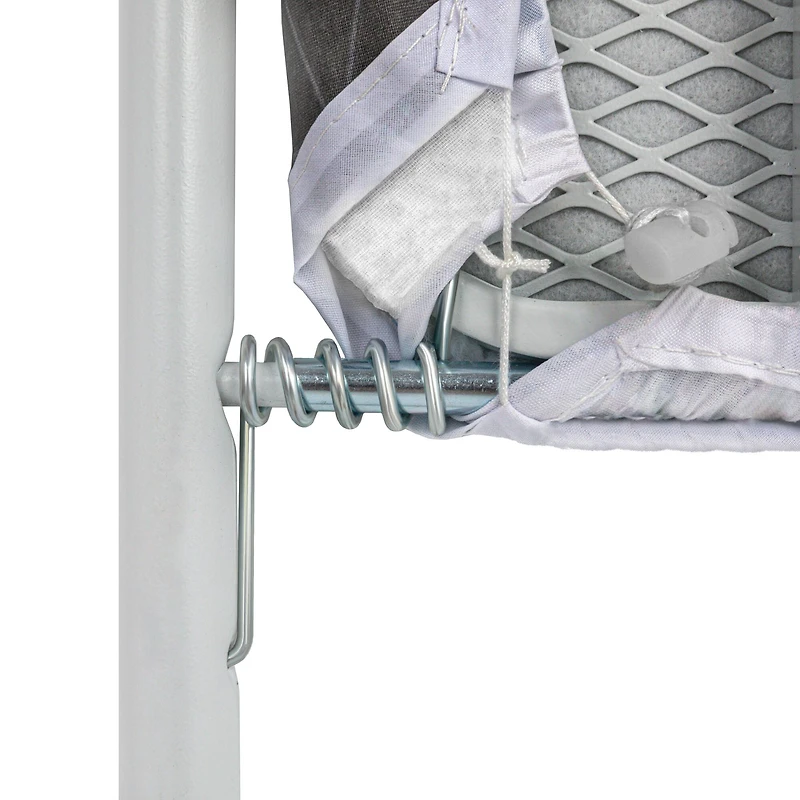 Household Essentials Charcoal & White Over the Door Ironing Board