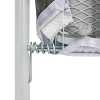 Household Essentials Charcoal & White Over the Door Ironing Board