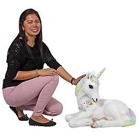 Design Toscano 2.2ft. Sparkle the Mystical Magical Resting Unicorn Statue
