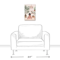 Serene Yoga Scene I 12" x 18" Canvas Wall Art