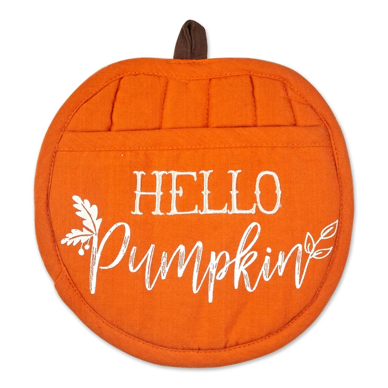 Hello Pumpkin Potholder Gift Set