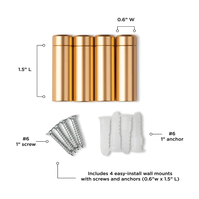 Wexel Art Mondrian 23" Double Panel Wallscape Set
