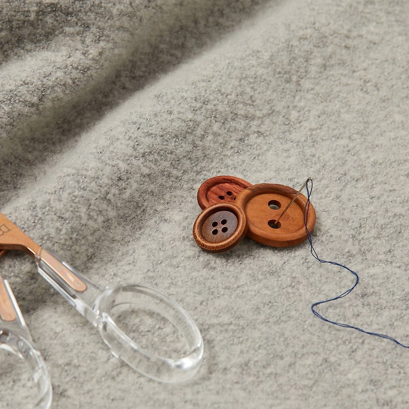 Brown Wooden Buttons By Loops & Threads®