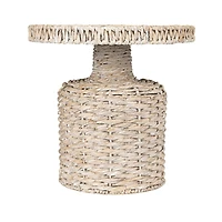 Hello Honey® Natural Water Hyacinth Side Table